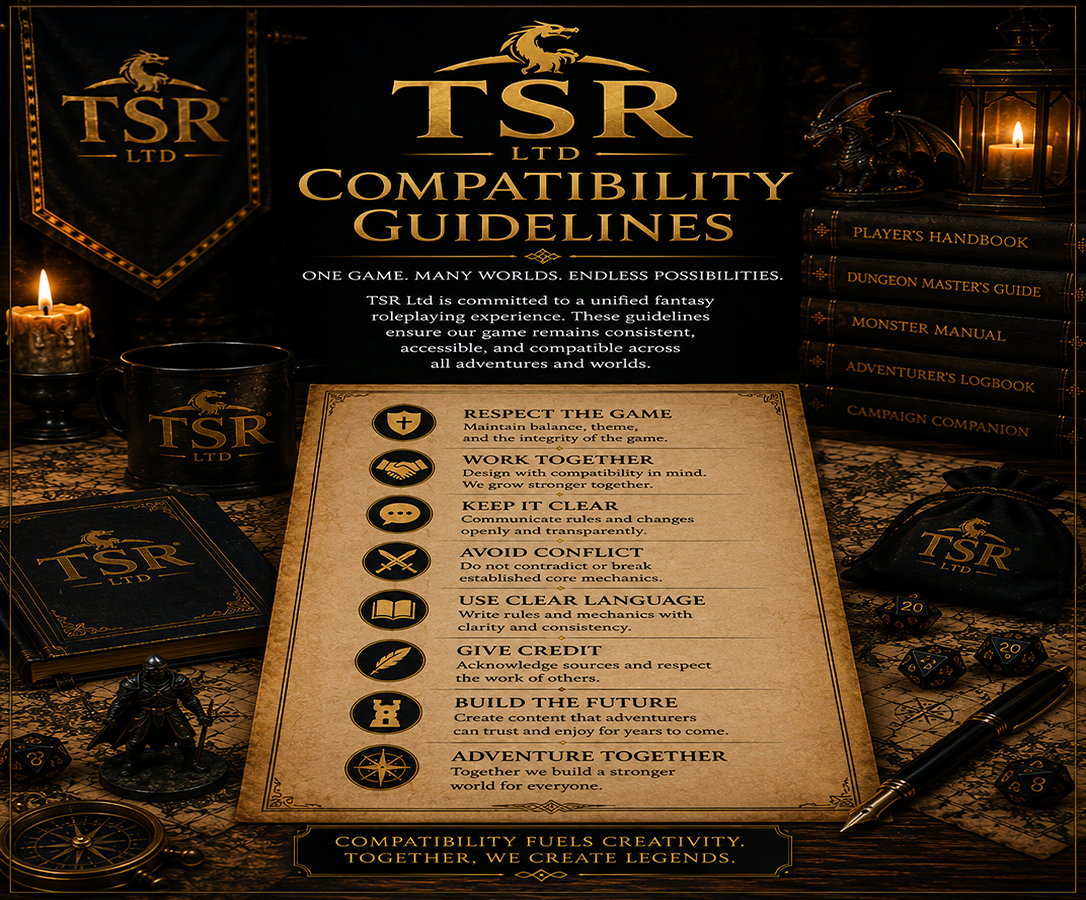 TSR Ltd Compatibility Guidelines